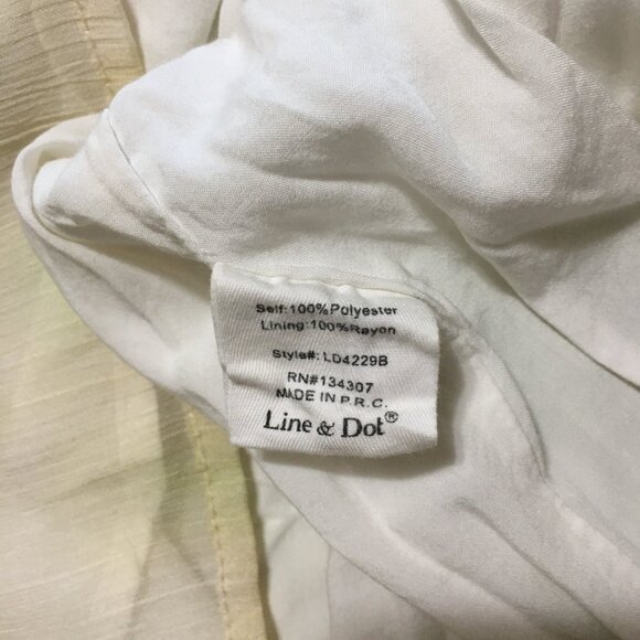 Line + Dot Green Palm Tie-Dye Maxi Dress Size Small - Picture 6 of 6